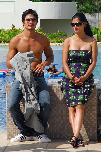 Piolo Pascual and Angel Locsin shoot sexy scenes in Calatagan, .